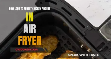 Reheating Chicken Fingers: Air Fryer Time