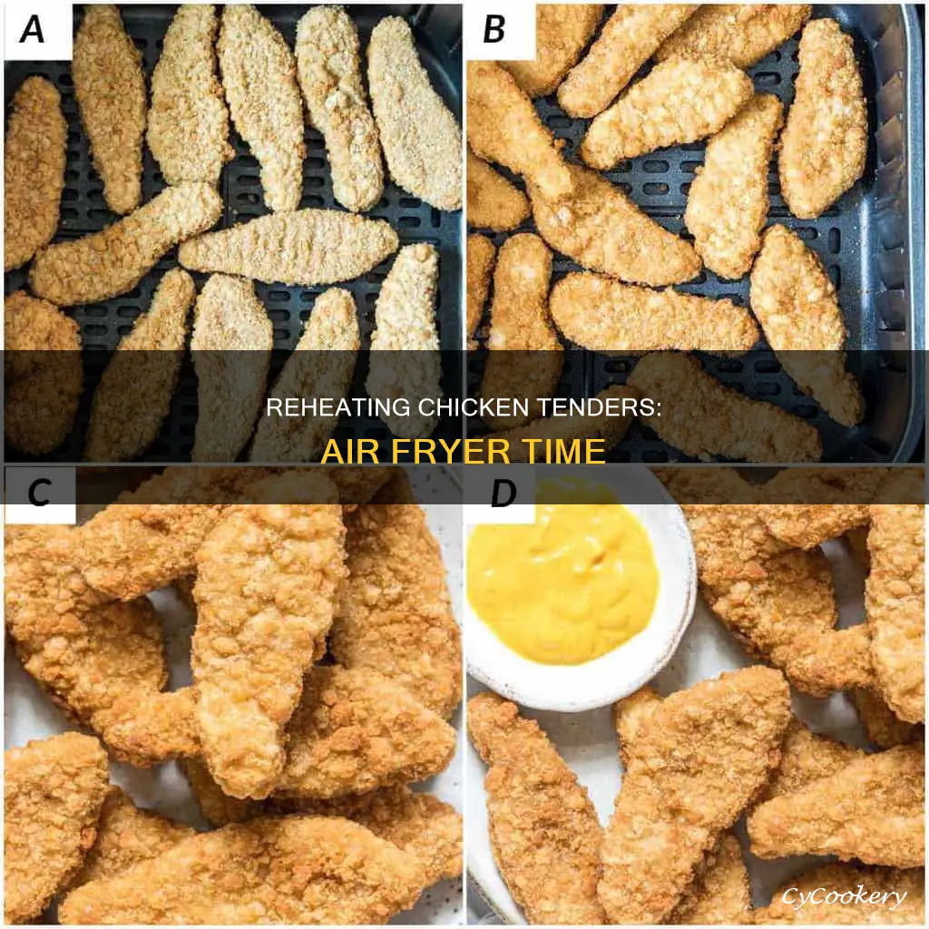 how long to reheat chicken tenders in an air fryer