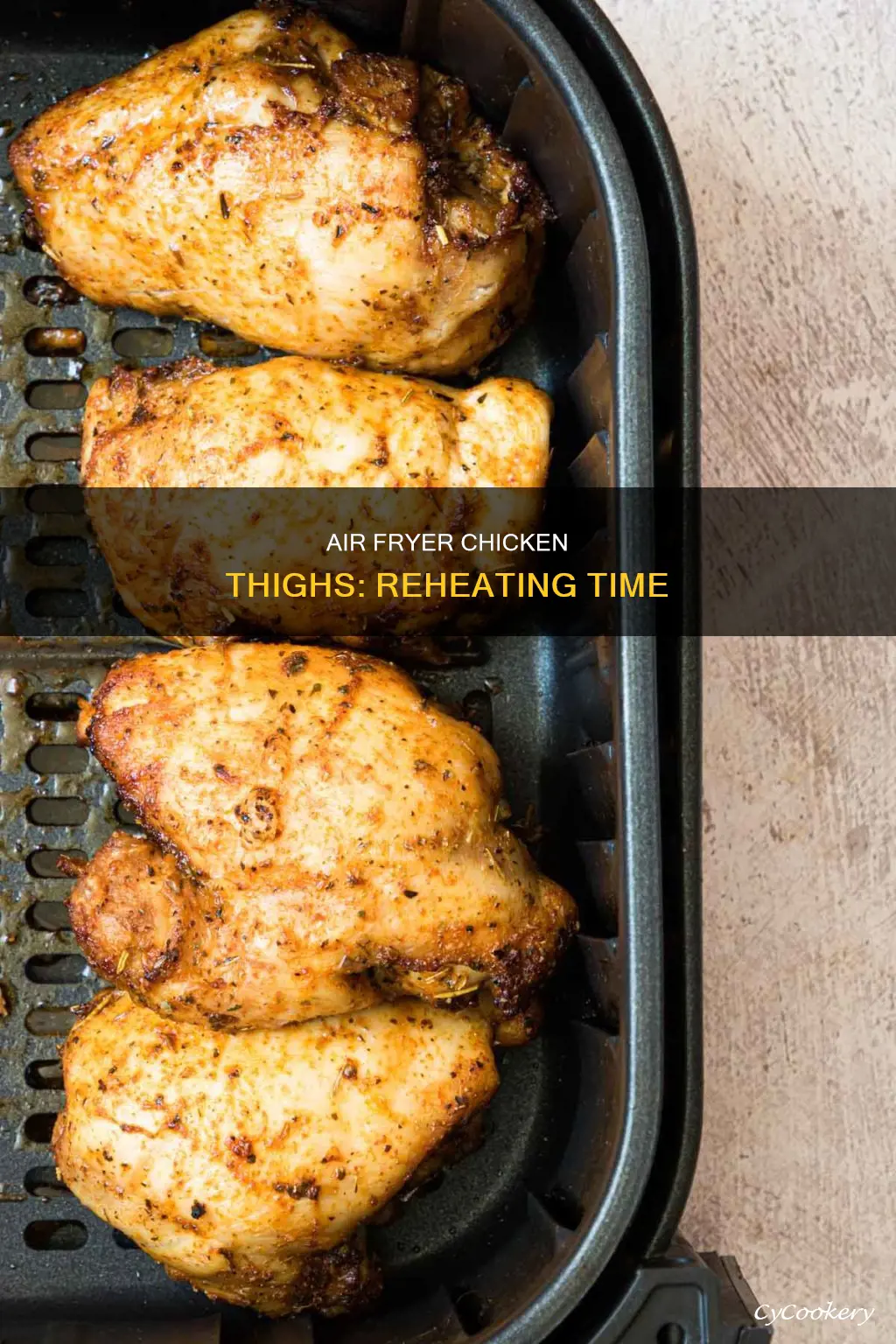 how long to reheat chicken thigh in air fryer