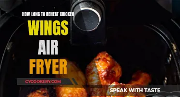 Air Fryer Chicken Wings: Reheating Time and Tips