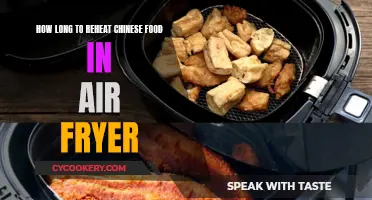 Reheating Chinese Food: Air Fryer Time and Tips