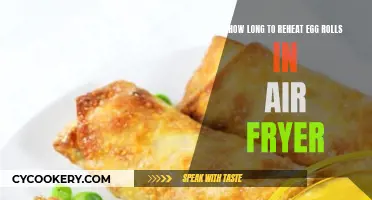 Reheating Egg Rolls: Air Fryer Time and Tips