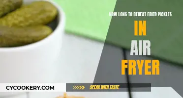 Reheating Fried Pickles: Air Fryer Time and Tips