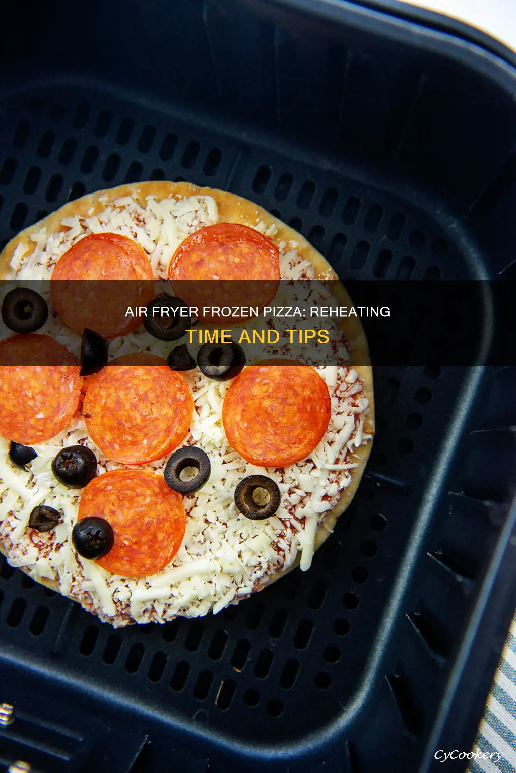 how long to reheat frozen pizza in air fryer