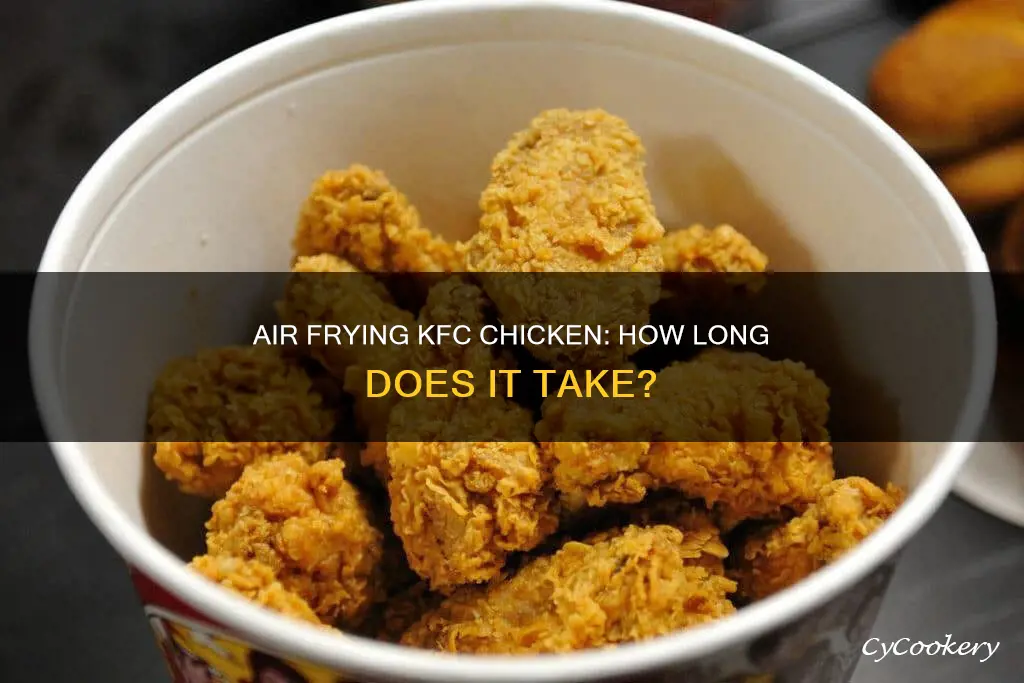 how long to reheat kfc chicken in air fryer