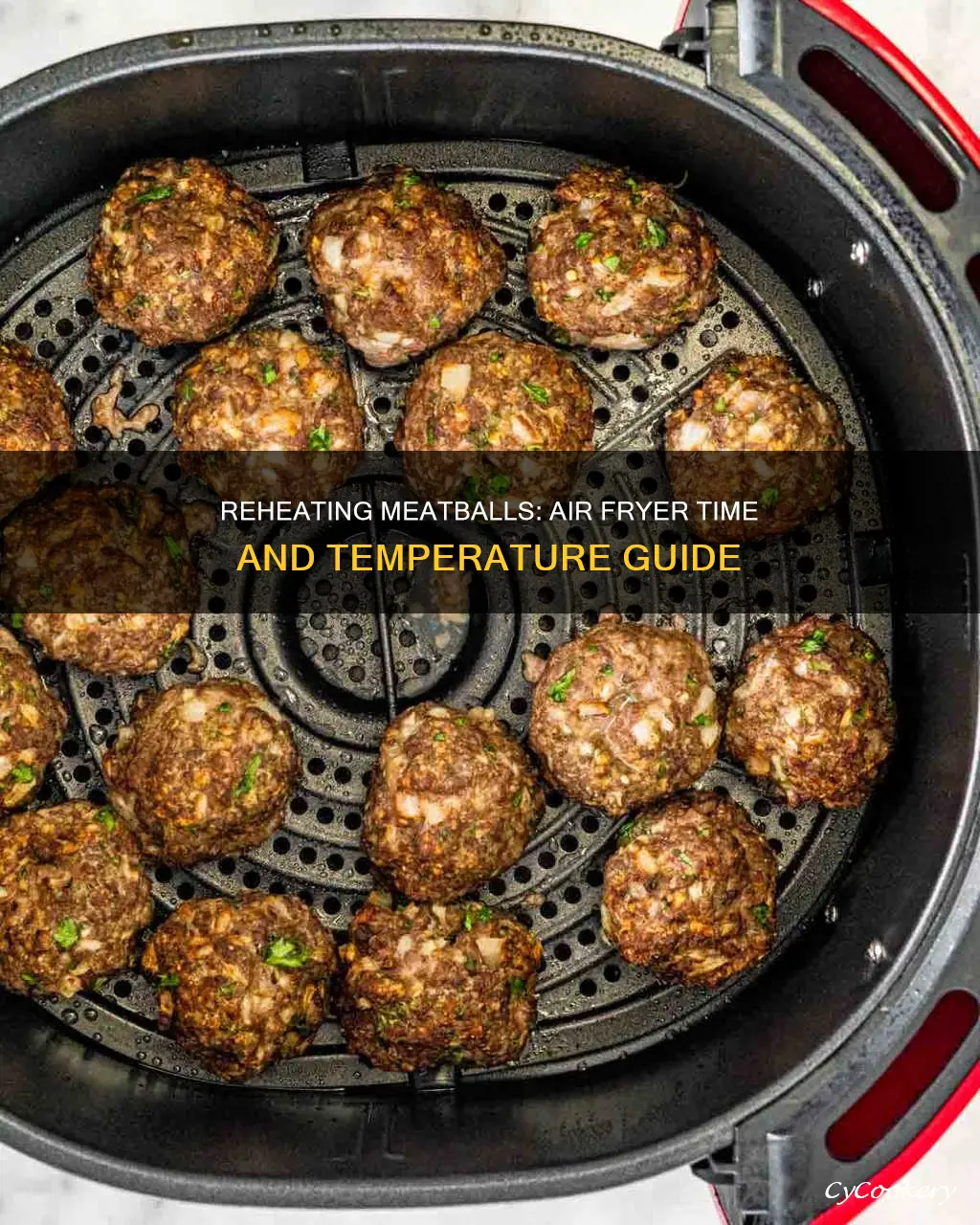 how long to reheat meatballs in air fryer