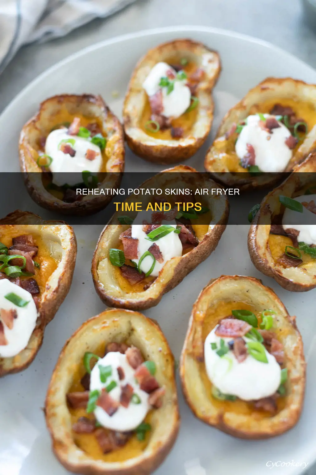 how long to reheat potato skins in air fryer