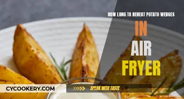 Air Fryer Potato Wedges: Reheating Time