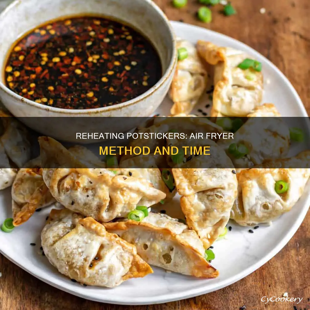 how long to reheat potstickers in air fryer