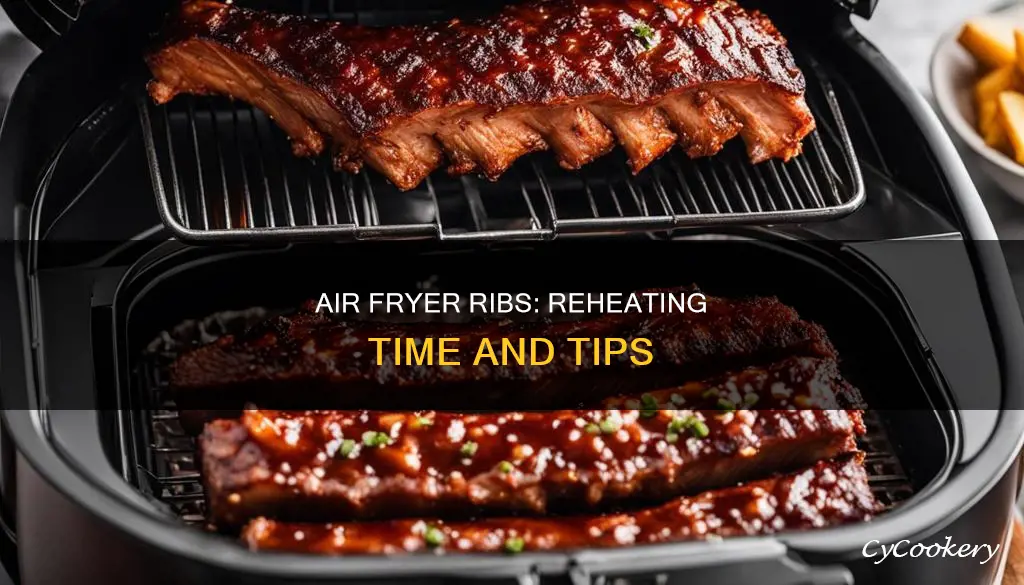 how long to reheat ribs in air fryer