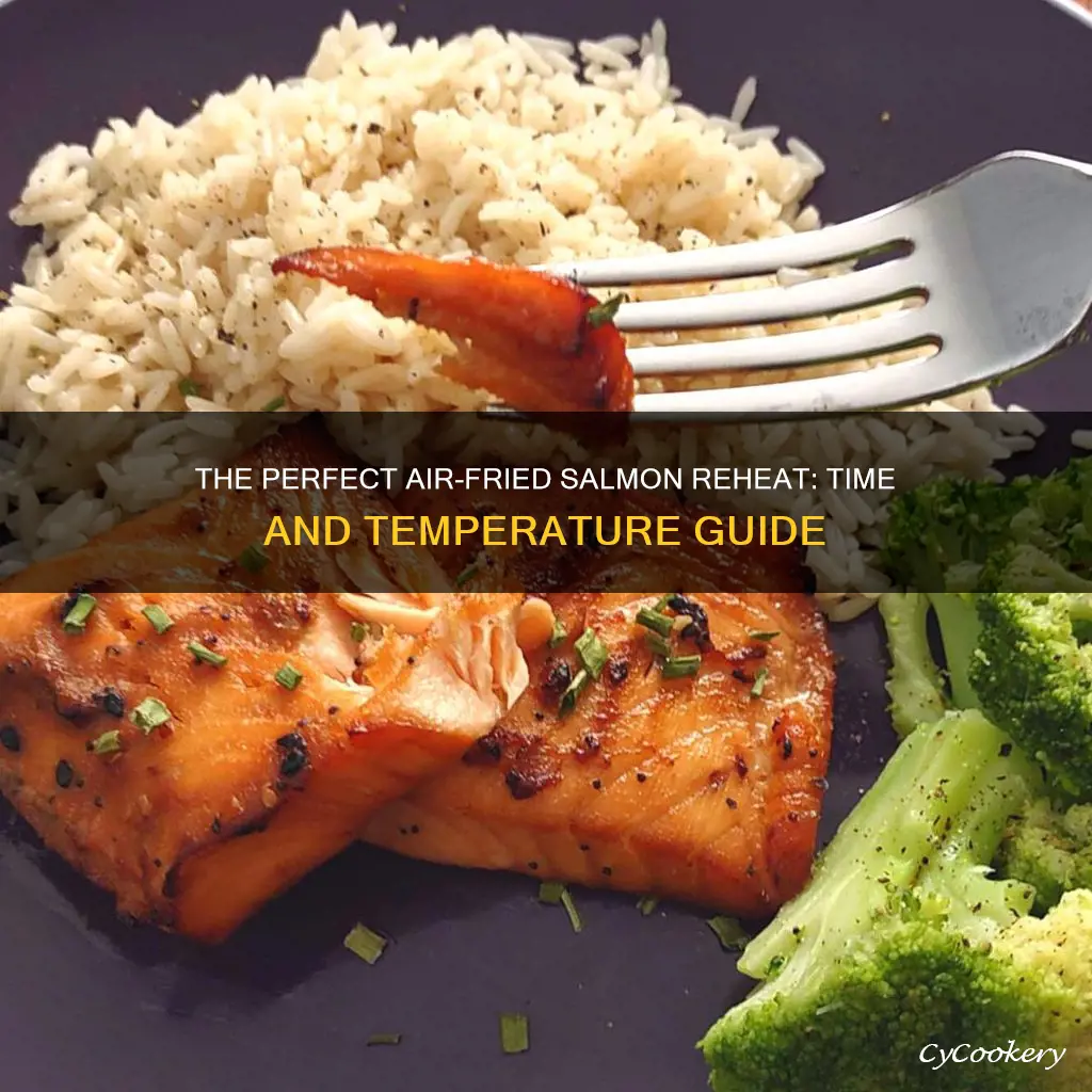 how long to reheat salmon in air fryer