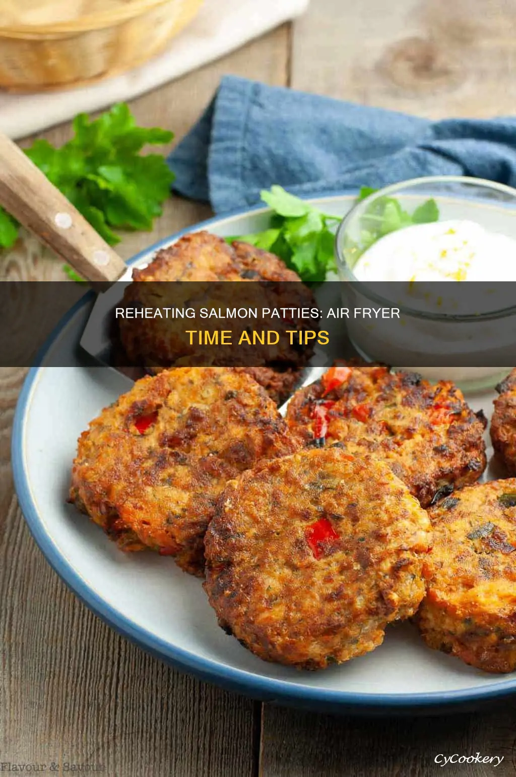 how long to reheat salmon patties in air fryer