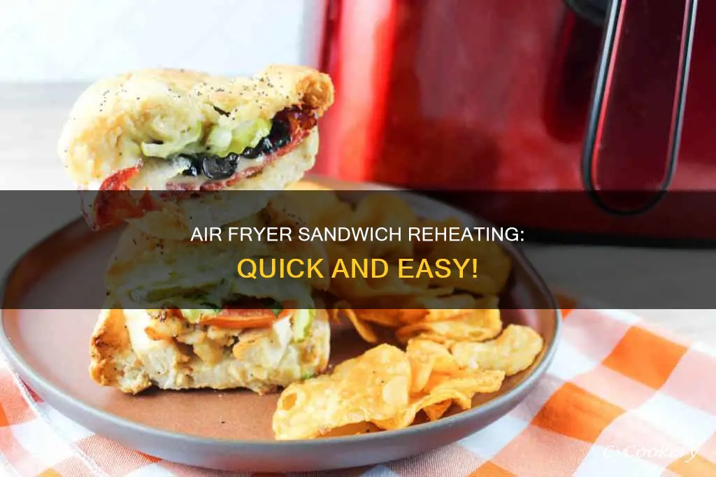 how long to reheat sandwich in ninga air fryer