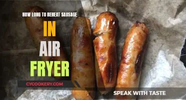 Reheating Sausage: Air Fryer Time and Temperature Guide