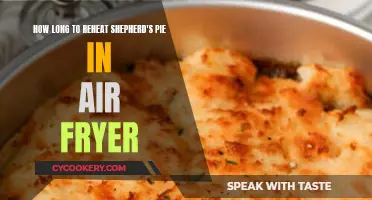 Air Fryer Shepherd's Pie: Reheating Time and Tips