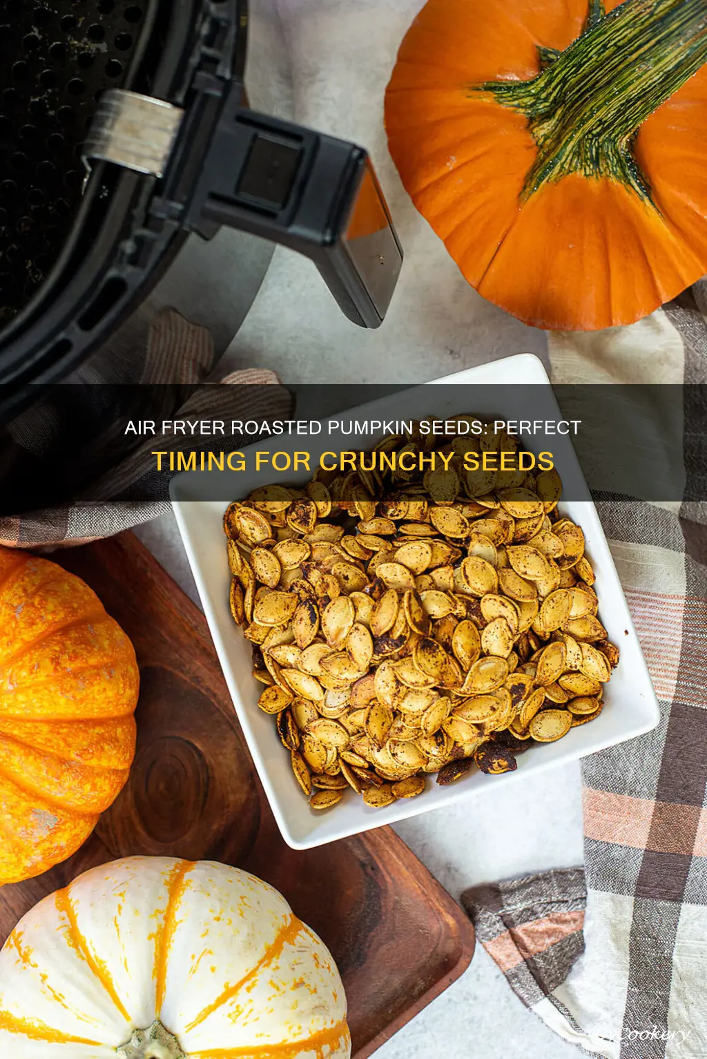 how long to roast pumpkin seeds in air fryer