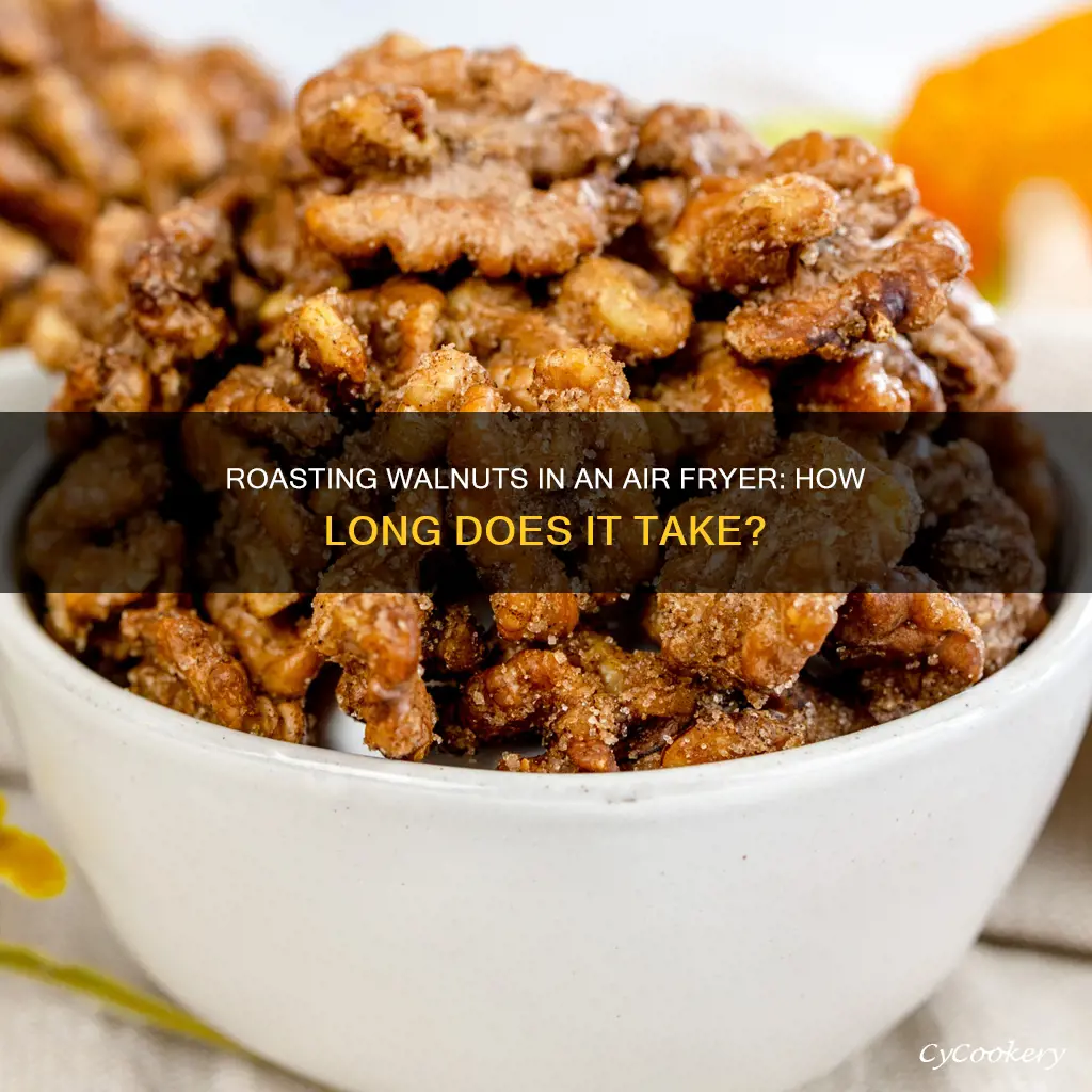 how long to roast walnuts in air fryer