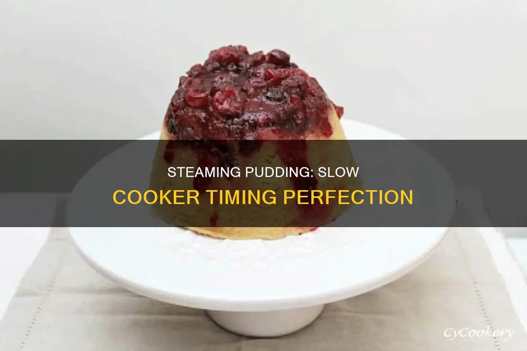 how long to steam a pudding in a slow cooker