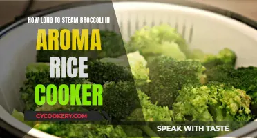 Steaming Broccoli: Using Aroma Rice Cooker the Right Way