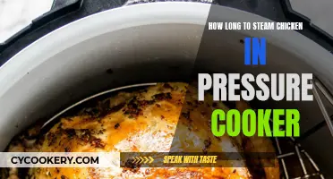 Steaming Chicken: Pressure Cooker Timing Perfection