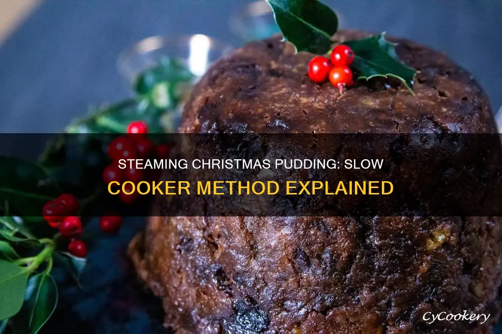 how long to steam christmas pudding in slow cooker