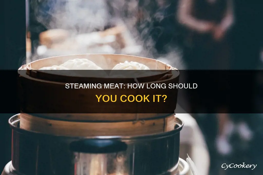 how long to steam cook meat