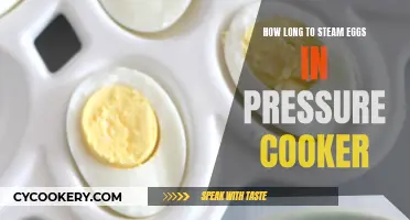 Steaming Eggs: Pressure Cooker Timing and Techniques