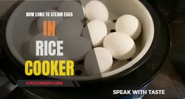 Steaming Eggs in a Rice Cooker: How Long Does It Take?