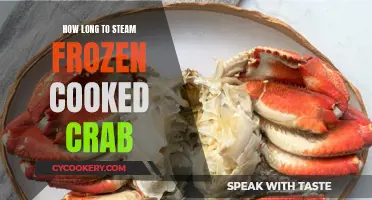 Steaming Frozen Crab: How Long Does It Take?