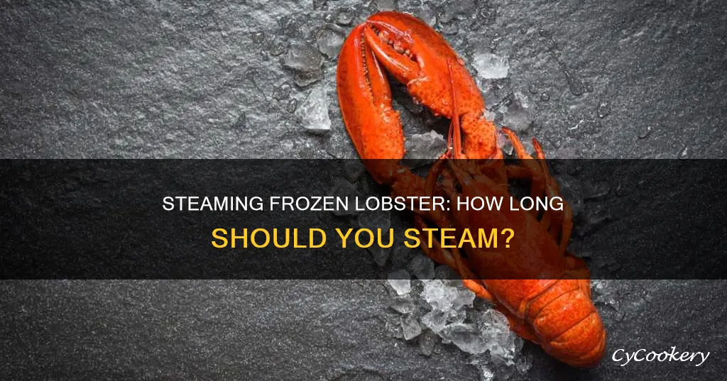 how long to steam frozen pre cooked lobster