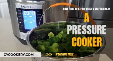 Steaming Frozen Veggies: Pressure Cooker Time and Tips