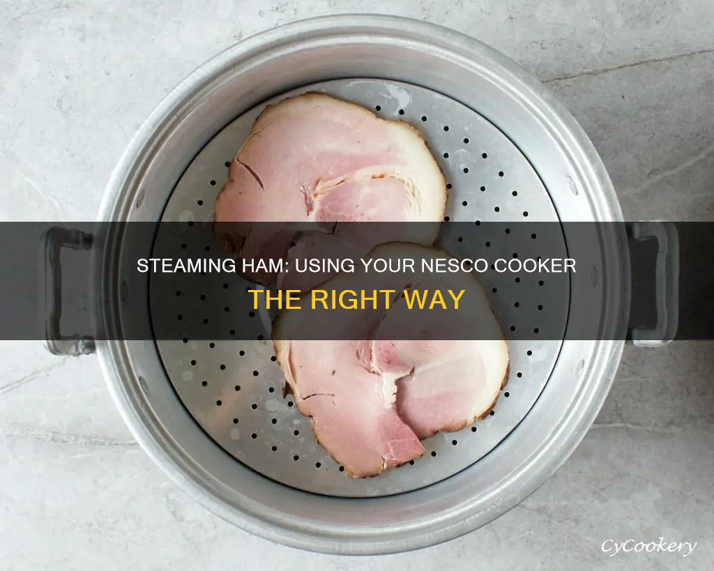 how long to steam fully cooked ham in nesco cooker