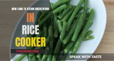 Steaming Green Beans: Rice Cooker Method Explored