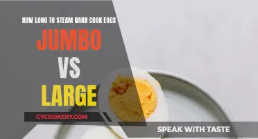 Steaming Hard-Boiled Eggs: Jumbo vs Large, Time Differences