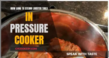 Steaming Lobster Tails: Pressure Cooker Time Perfection