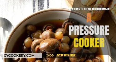 Steaming Mushrooms: Pressure Cooker Timing and Techniques