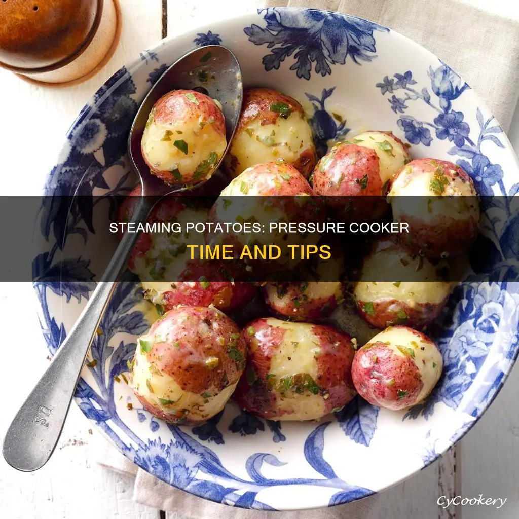 how long to steam potatoes in a pressure cooker