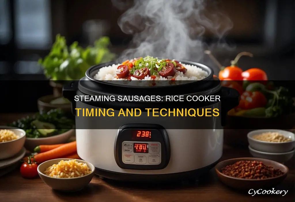 how long to steam sausage in rice cooker