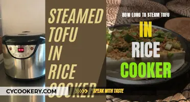 Steaming Tofu in a Rice Cooker: How Long Does It Take?