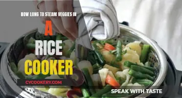 Steaming Veggies: Rice Cooker Times and Tricks