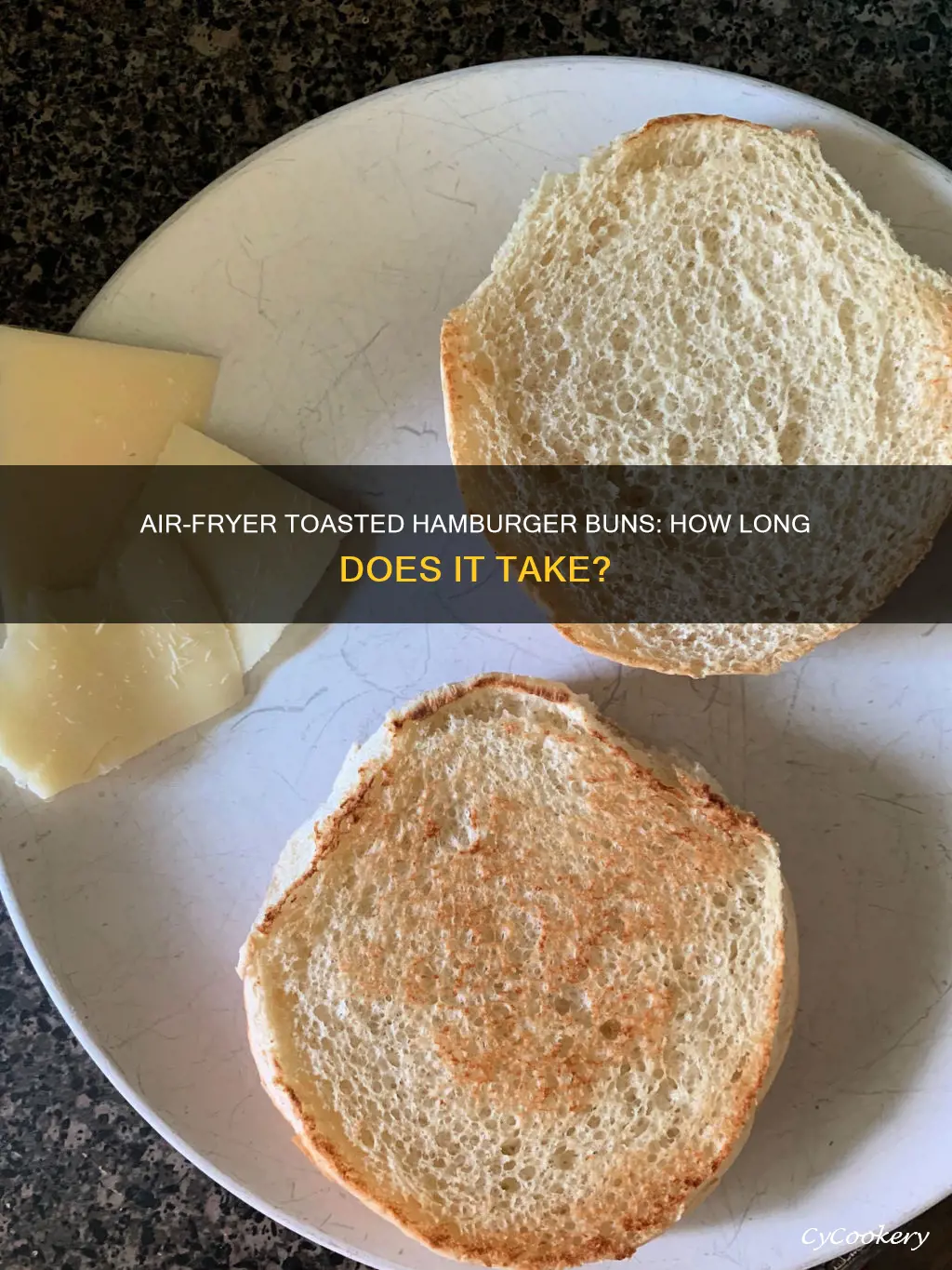 how long to toast hamburger buns in air fryer