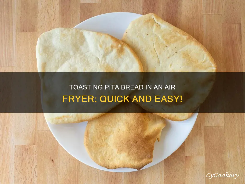 how long to toast pita bread in air fryer