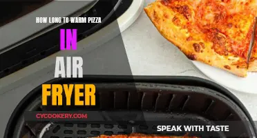 The Perfect Air Fryer Pizza: Warming Time