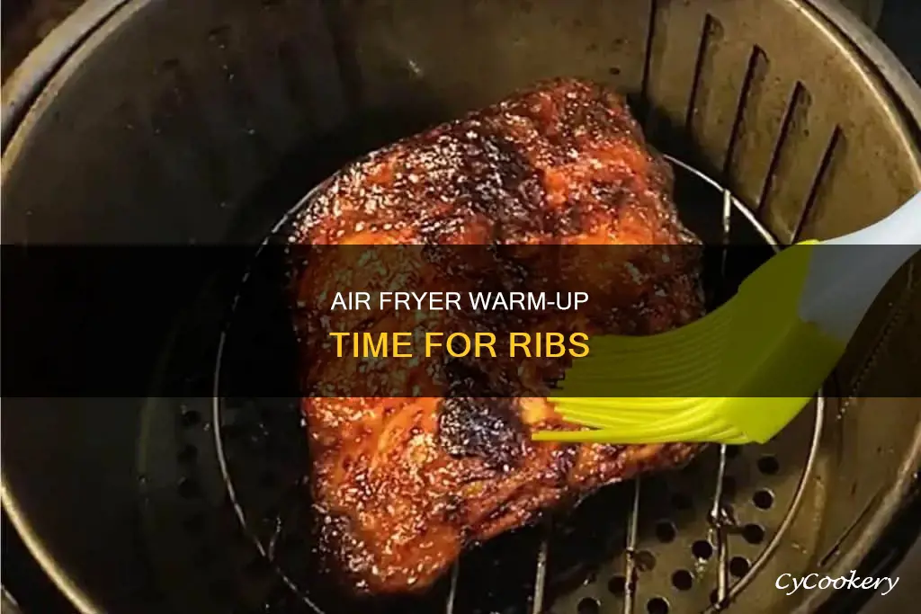 how long to warm up ribs in air fryer