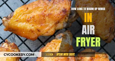 Air Fryer Wing Warm-Up: Time and Temperature Guide