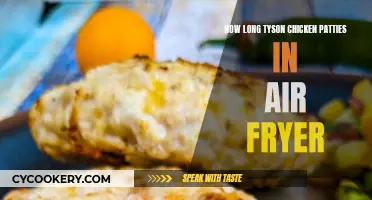 Air Fryer Tyson Chicken Patties: How Long to Fry?