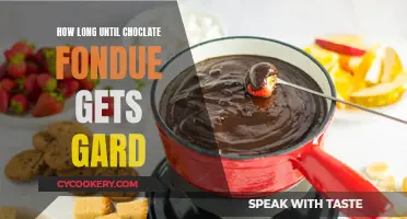 Chocolate Fondue: How Long Does It Stay Soft and Gooey?