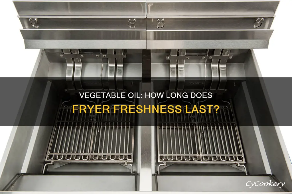 how long vegetable oil good ub fryer