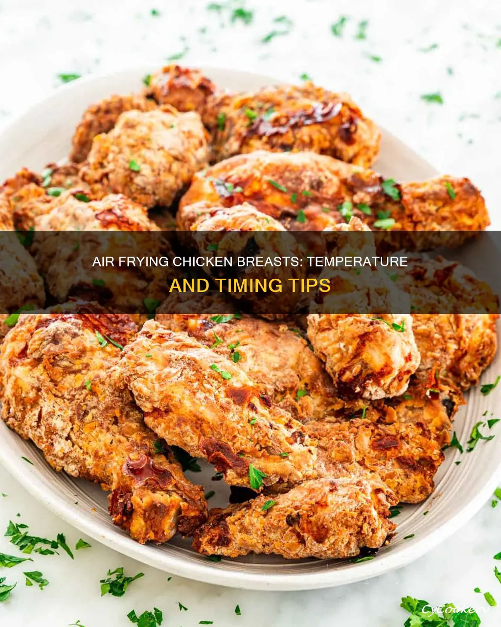 how long what temperature chicken breasts air fryer