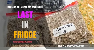 Beef Storage: Crock Pot Meals' Fridge Lifespan